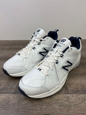 New Balance 608 V5 White Navy Training Sneakers Men’s Size 13 MX608WN5
